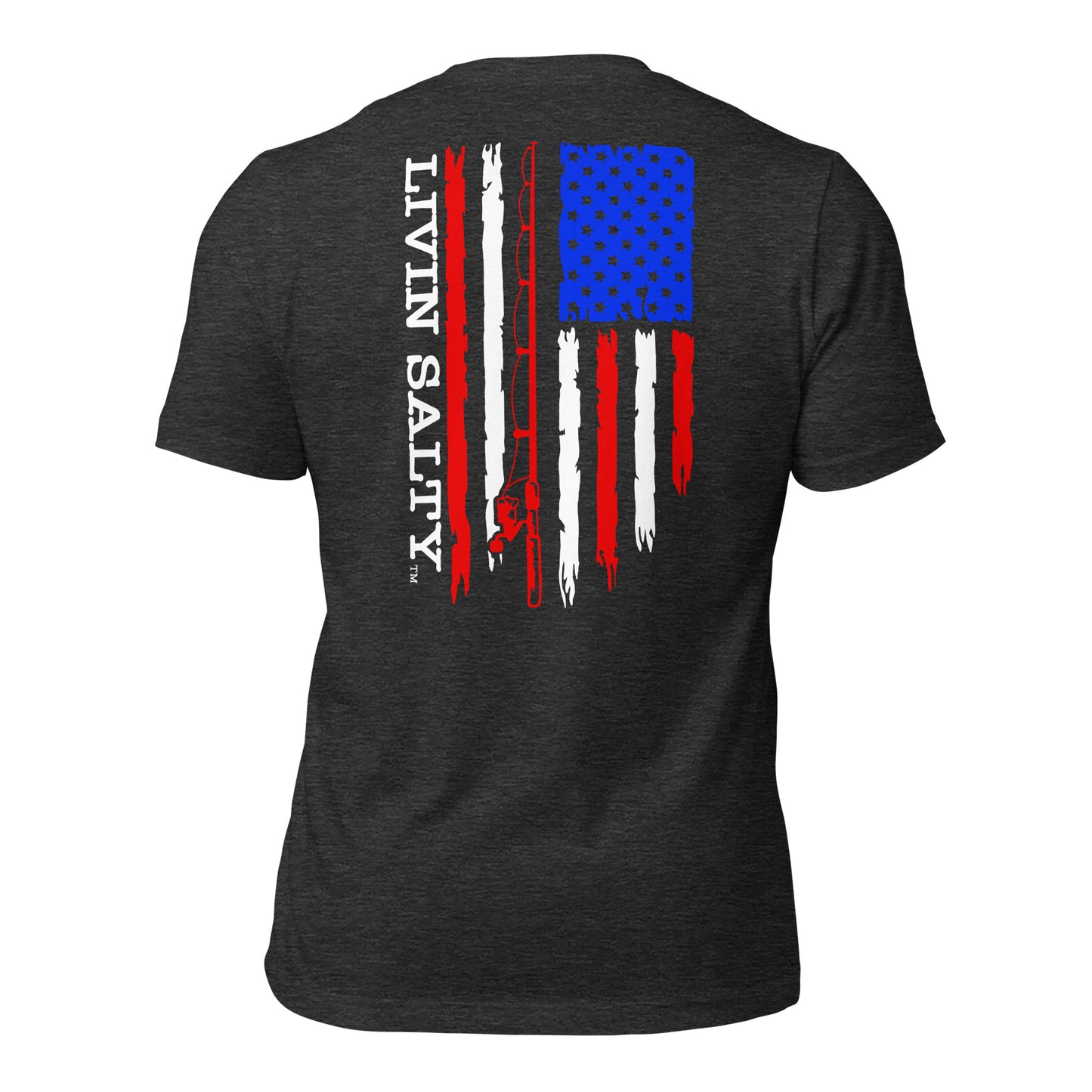 Unisex RWB LIVIN SALTY Flag t-shirt