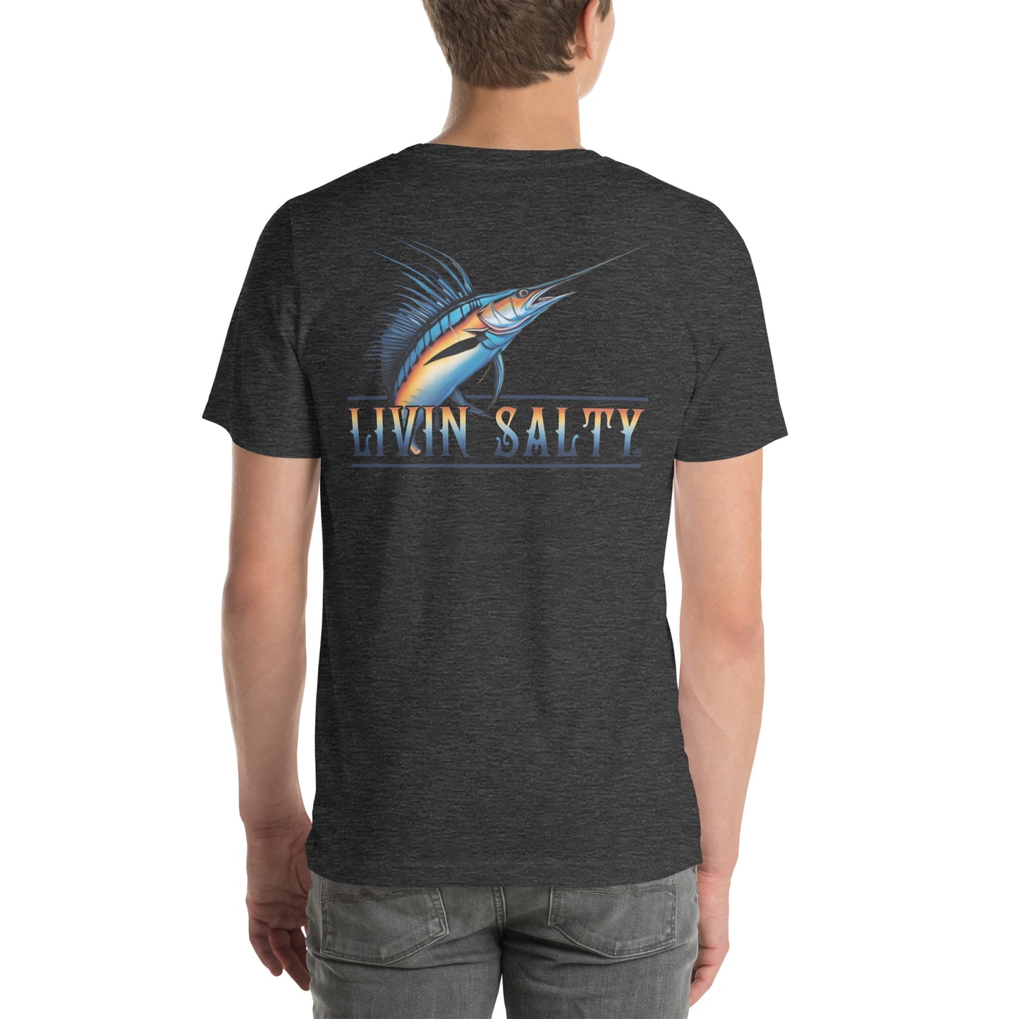 Unisex LIVIN SALTY Sailfish t-shirt