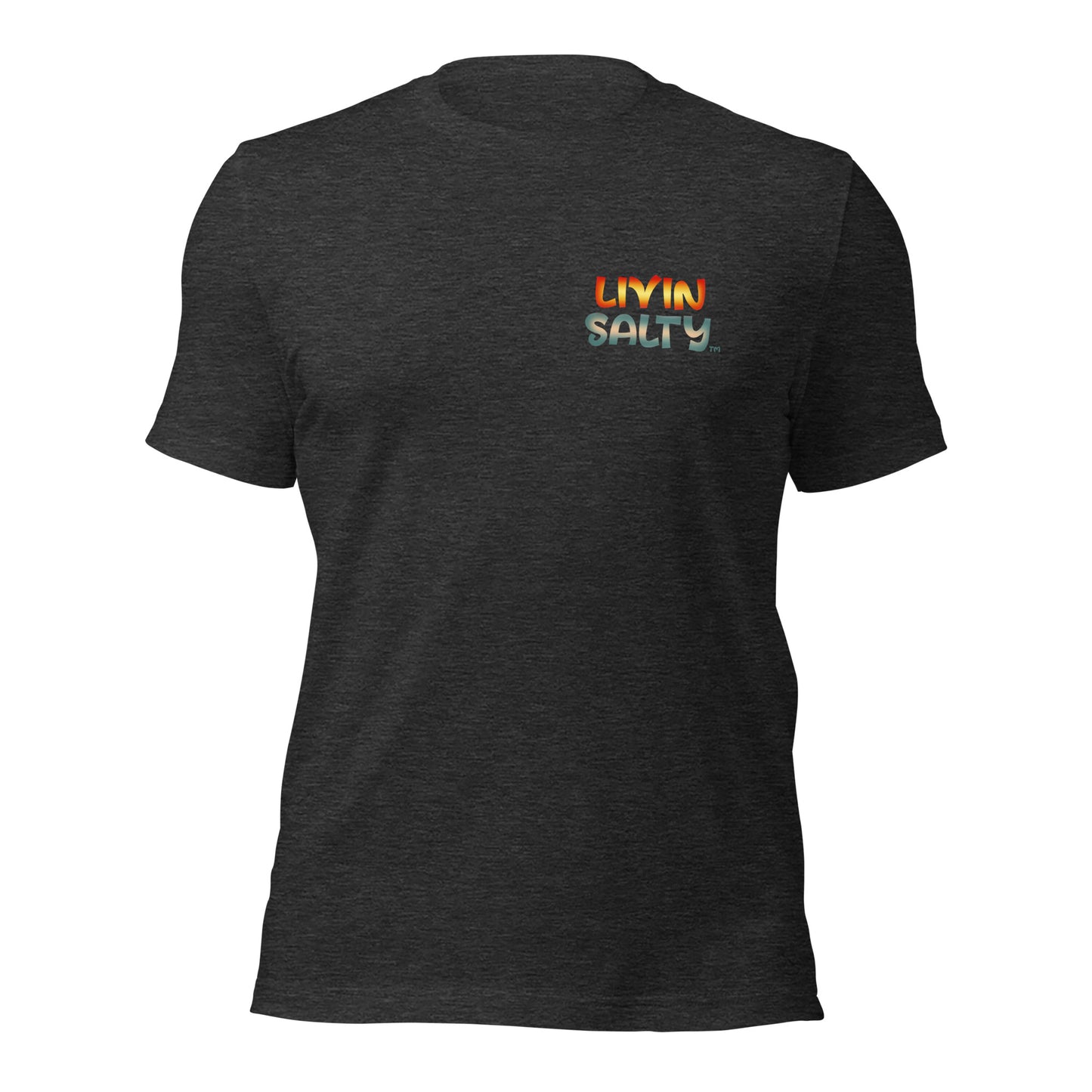 Unisex Surf board LIVIN SALTY Cotton t-shirt