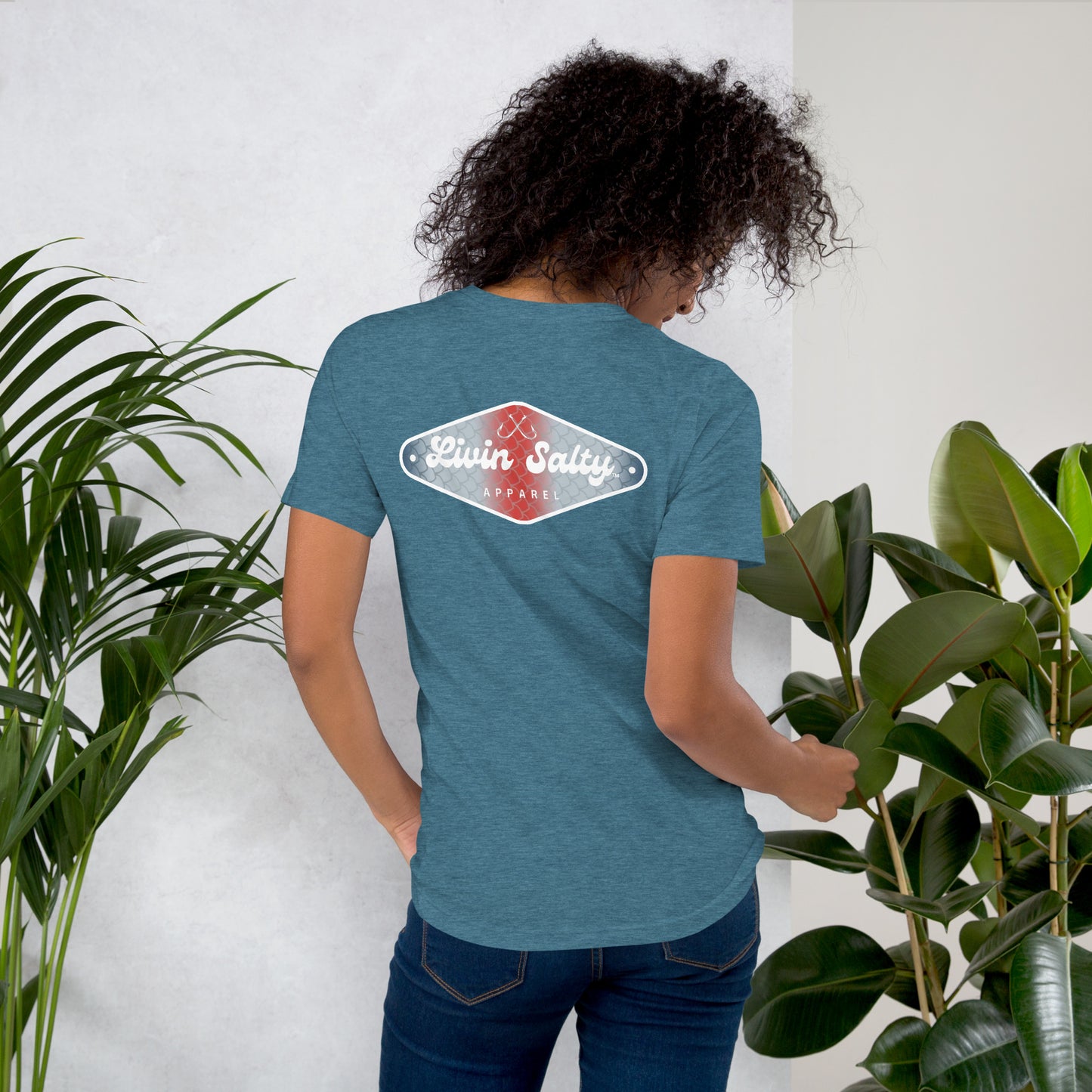 Unisex LIVIN SALTY cotton t-shirt