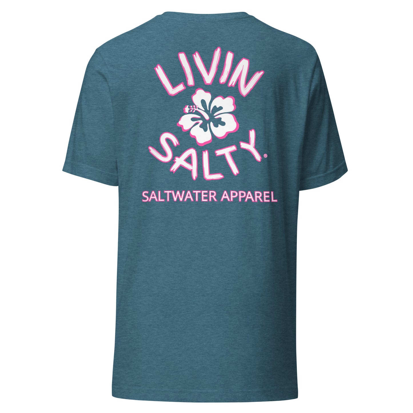 Unisex LIVIN SALTY flower t-shirt