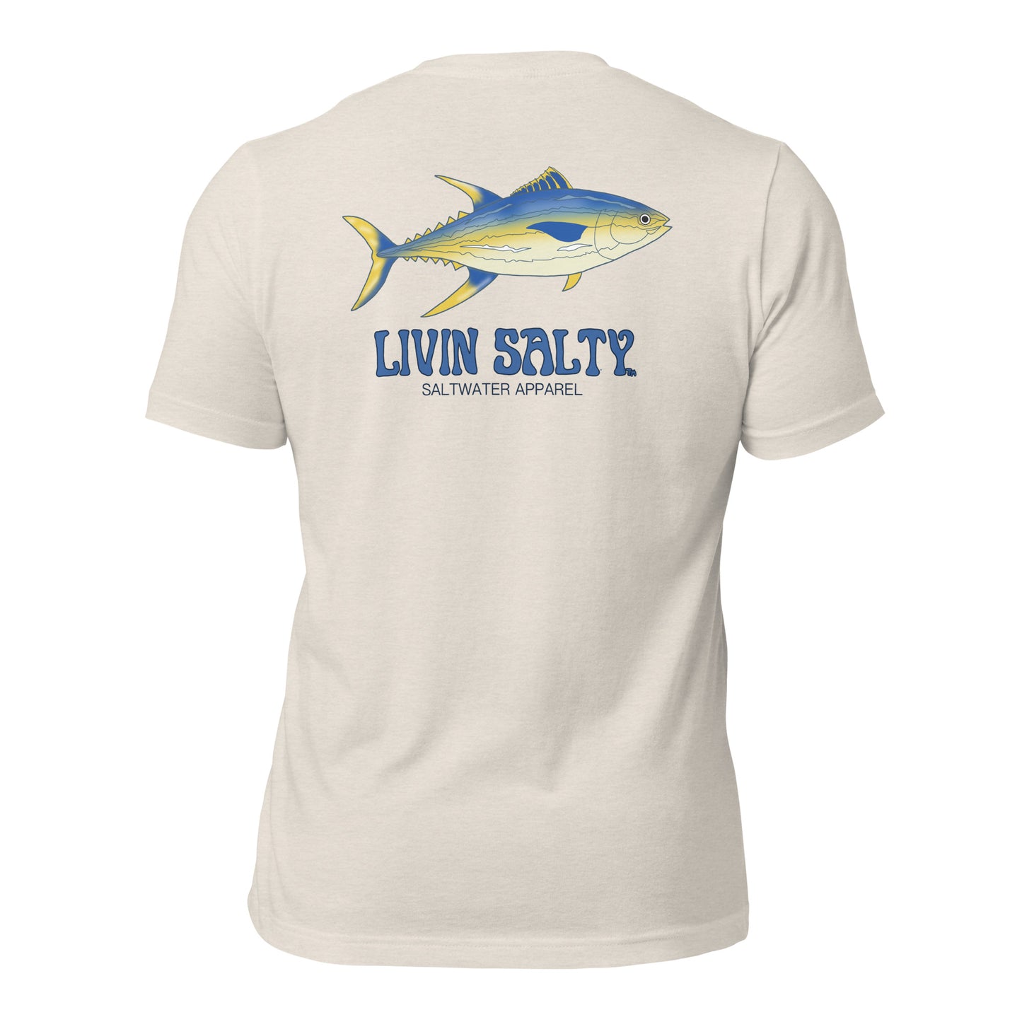 Unisex Tuna LIVIN SALTY Cotton t-shirt