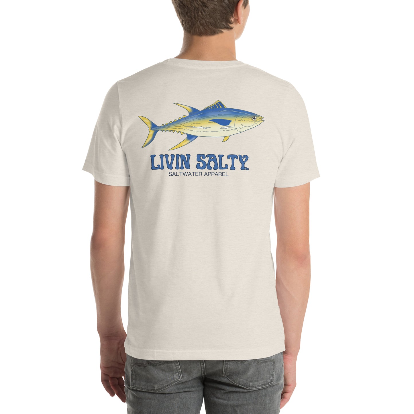 Unisex Tuna LIVIN SALTY Cotton t-shirt