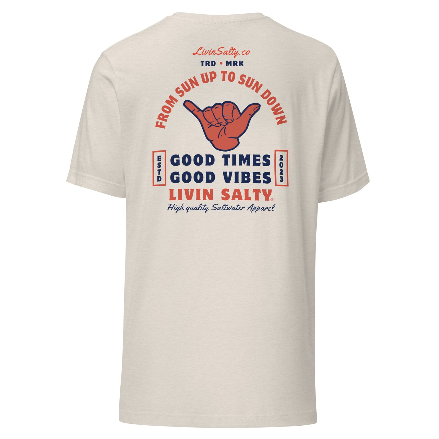 Unisex LIVIN SALTY t-shirt