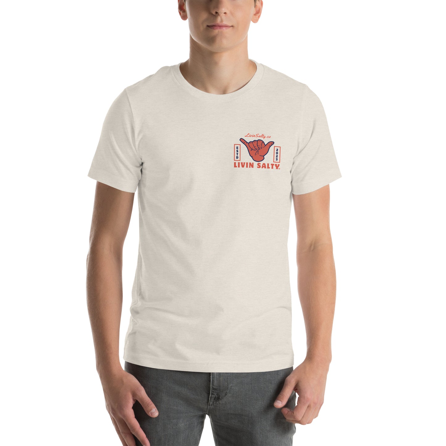 Unisex LIVIN SALTY t-shirt