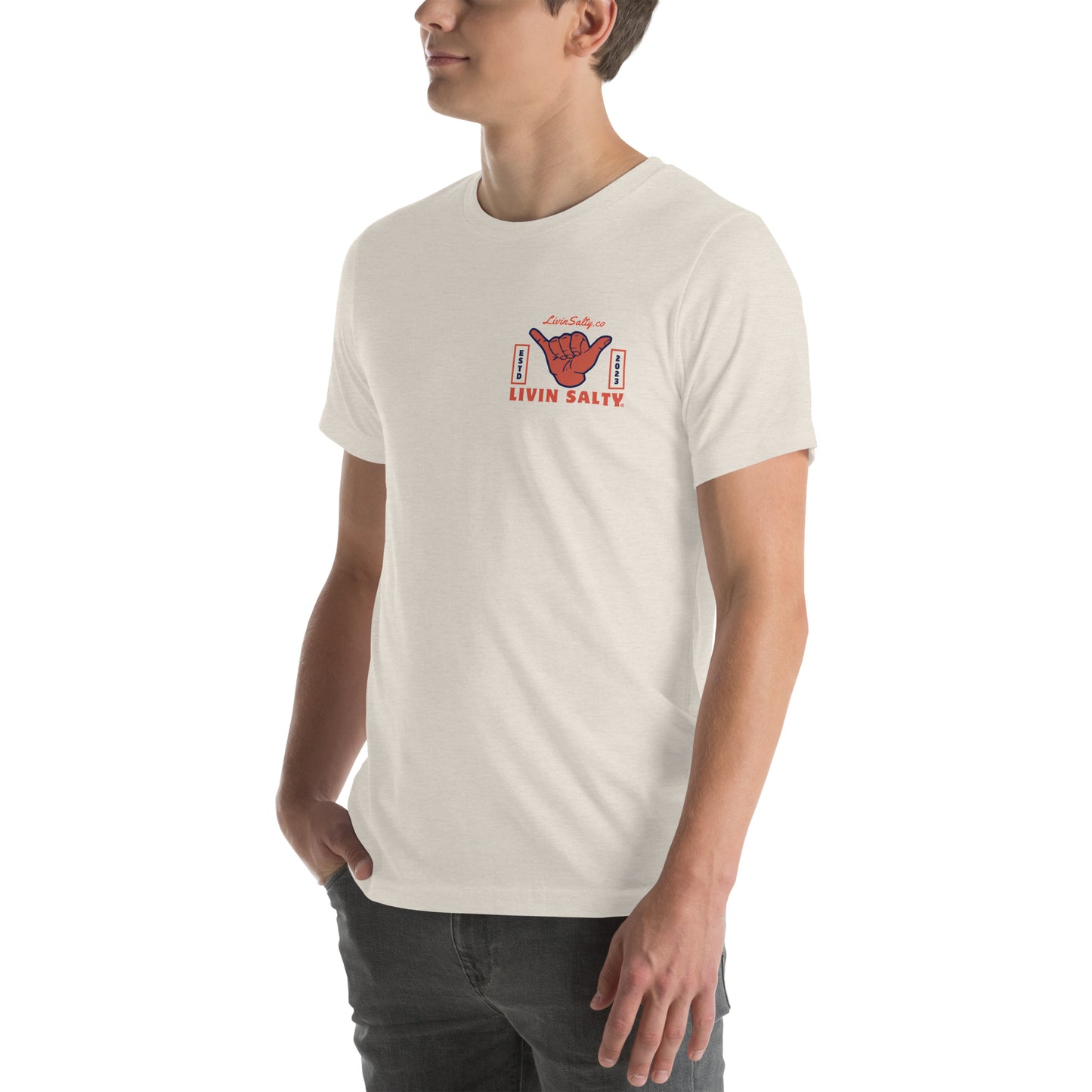 Unisex LIVIN SALTY t-shirt