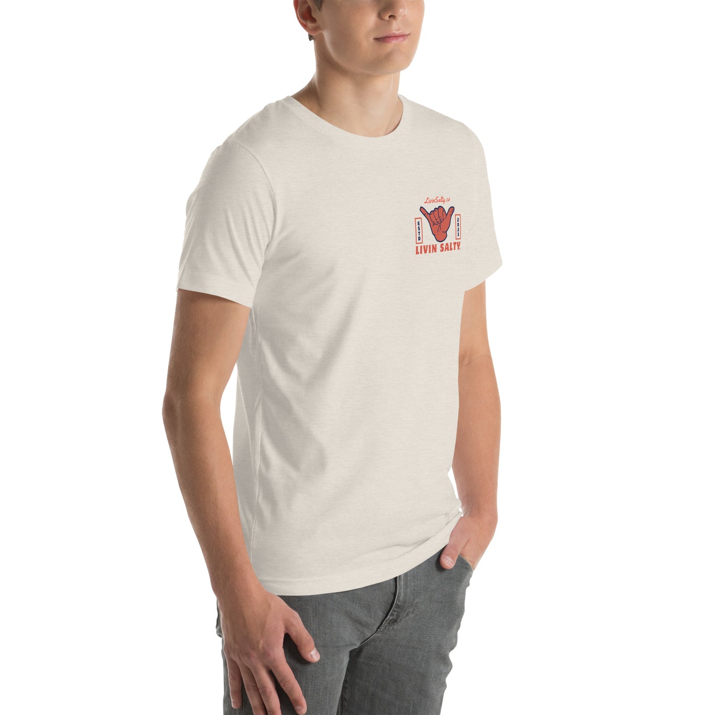 Unisex LIVIN SALTY t-shirt