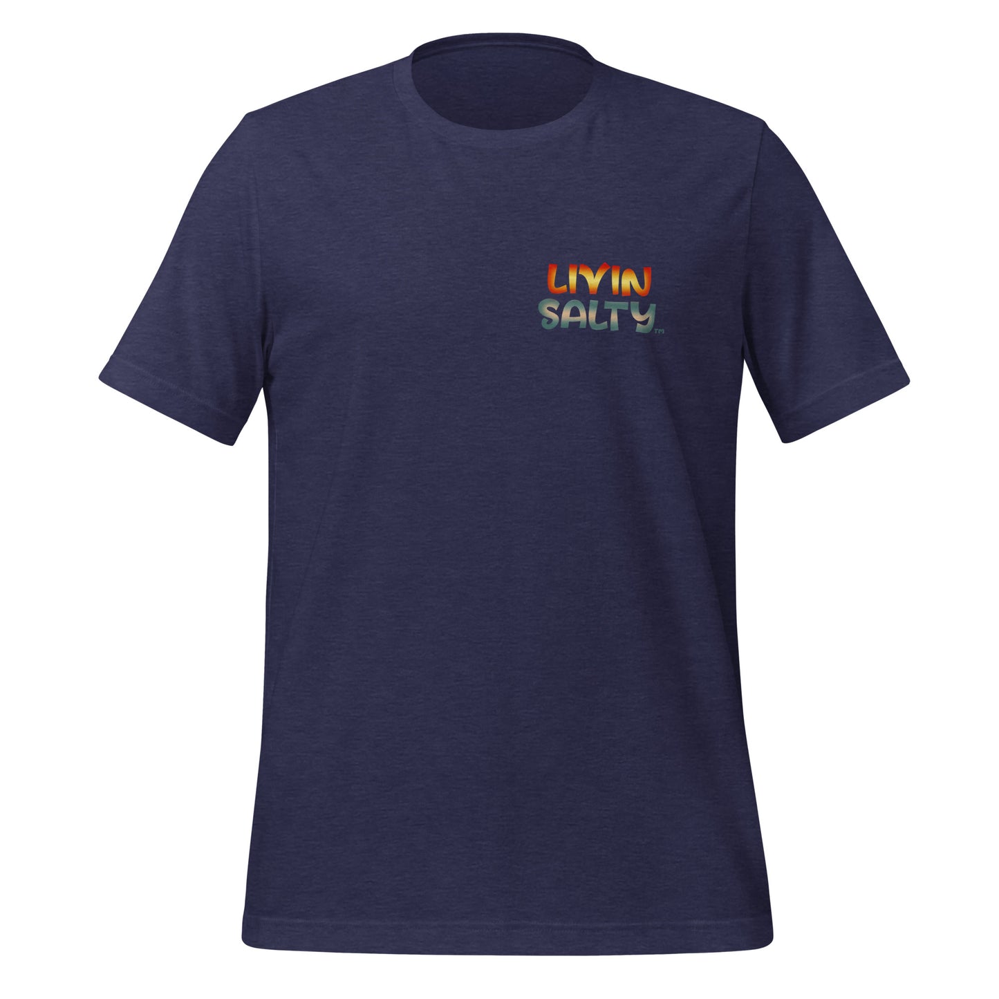 Unisex Surf board LIVIN SALTY Cotton t-shirt