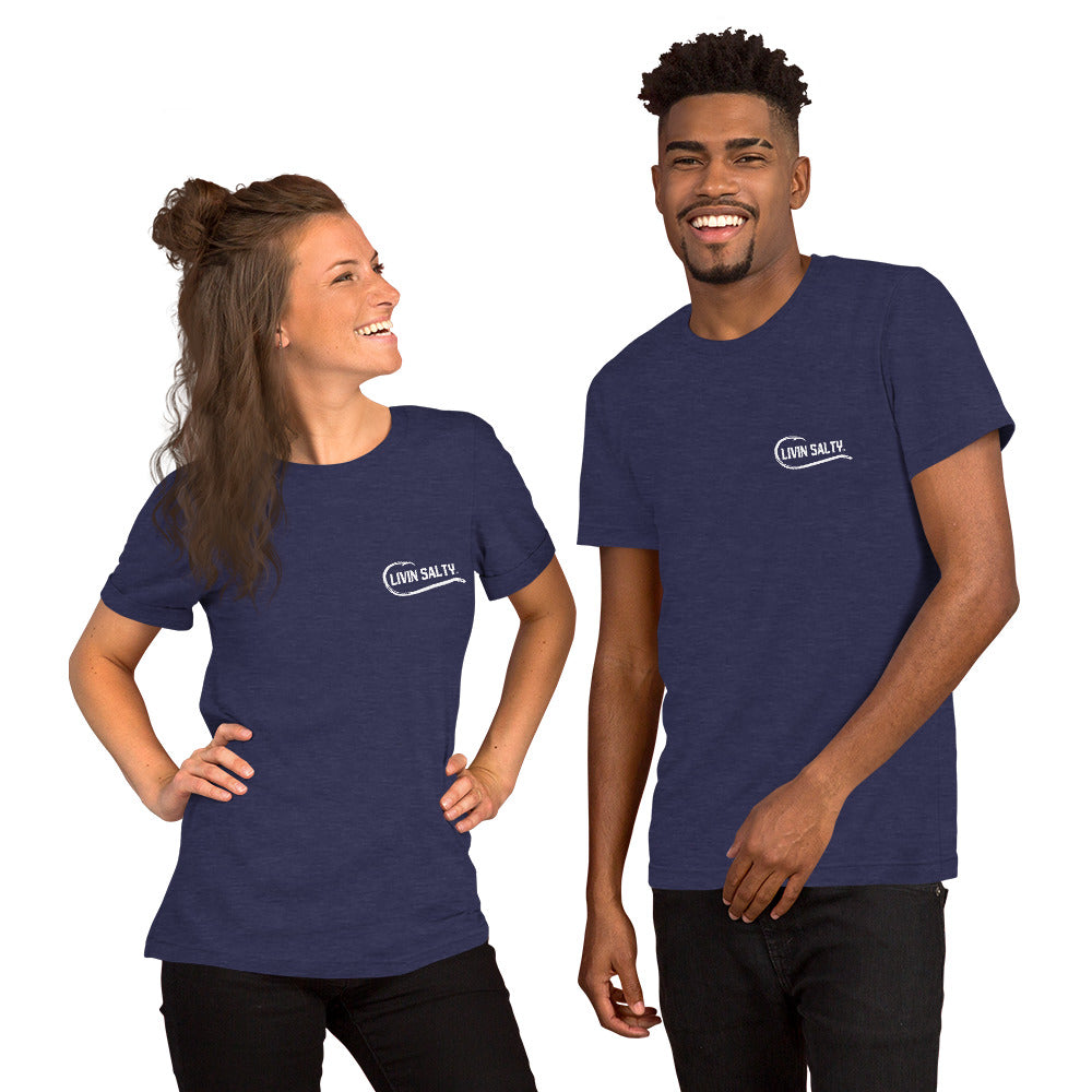 Unisex RWB LIVIN SALTY Flag t-shirt