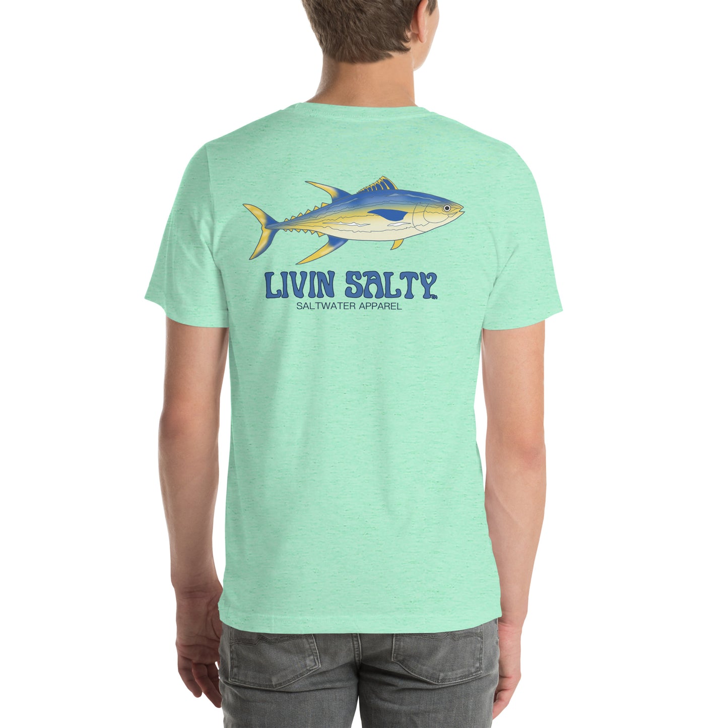 Unisex Tuna LIVIN SALTY Cotton t-shirt