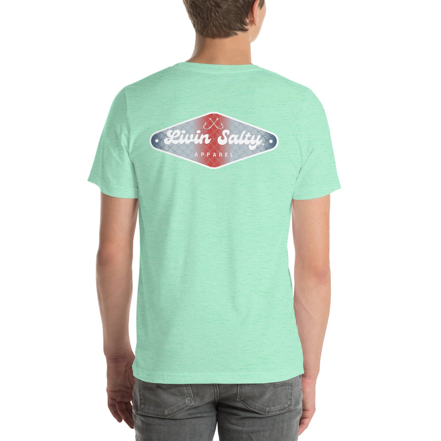 Unisex LIVIN SALTY cotton t-shirt