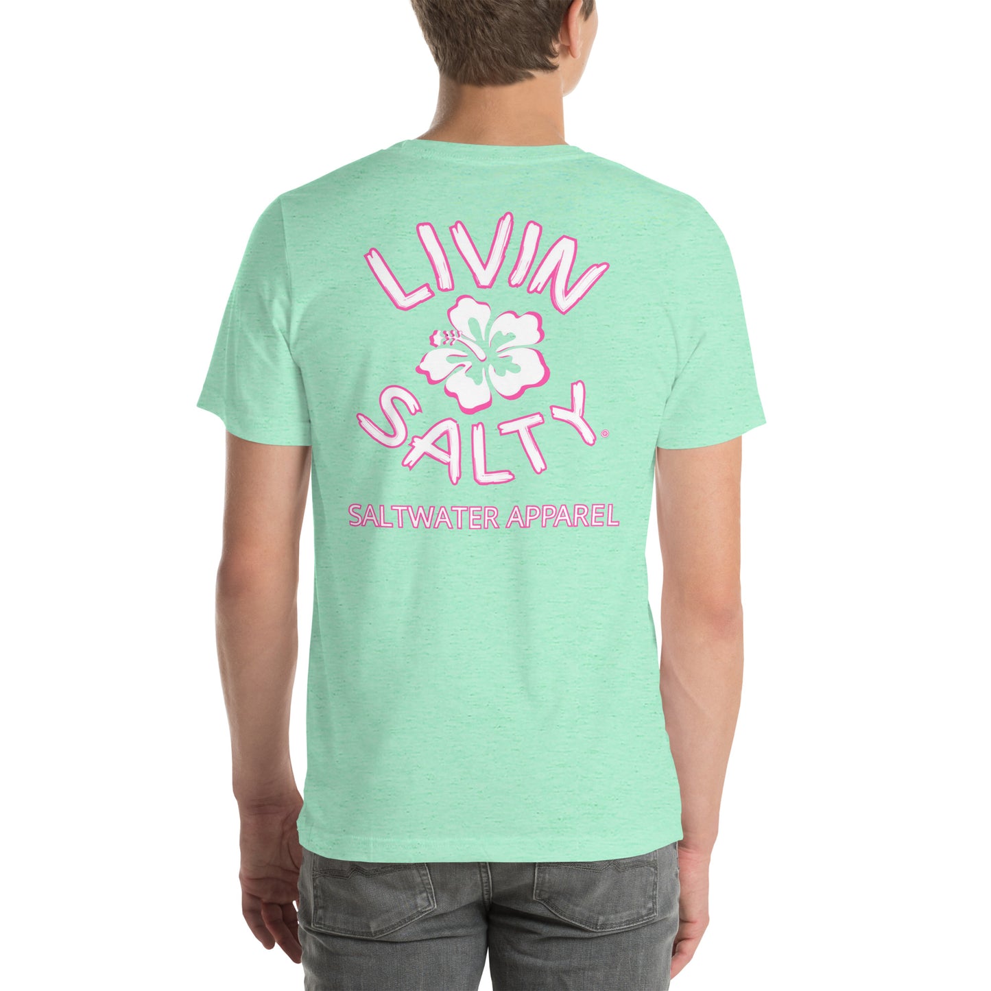 Unisex LIVIN SALTY flower t-shirt