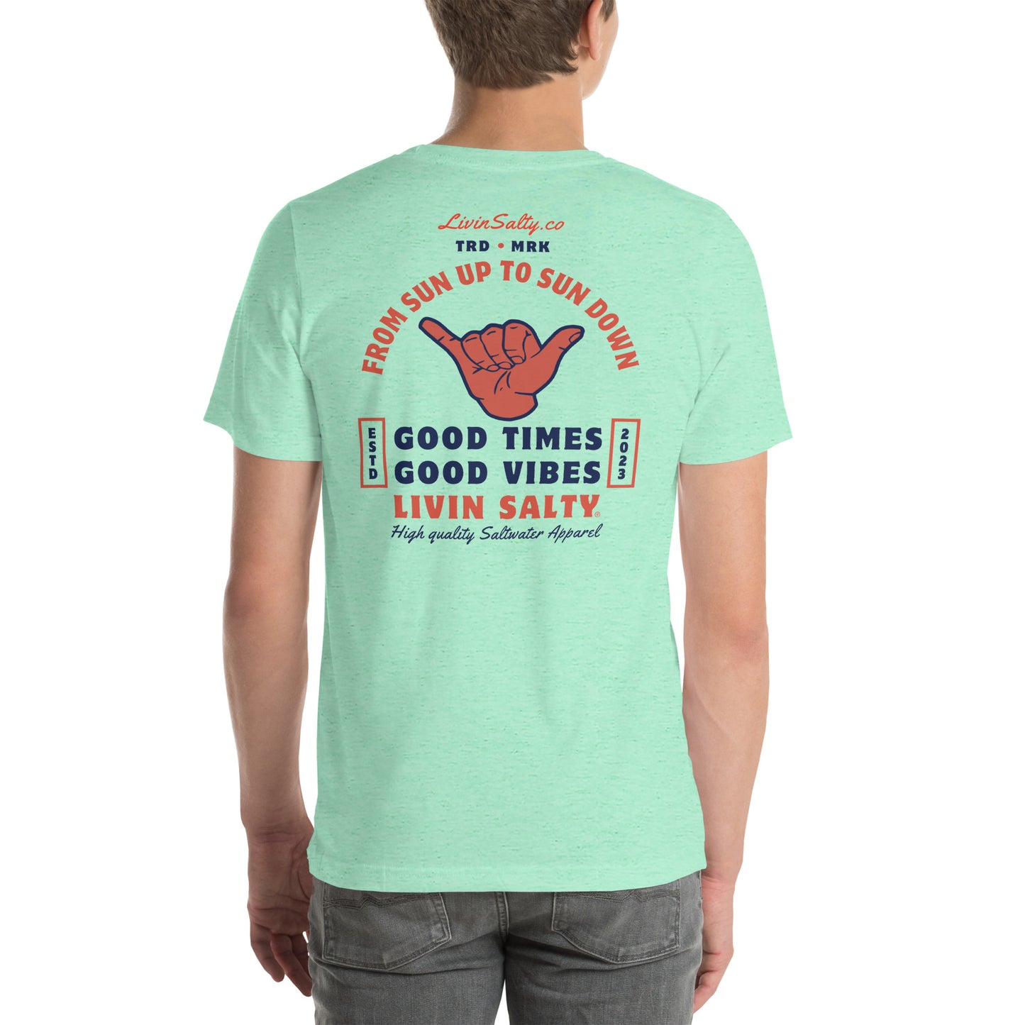 Unisex LIVIN SALTY t-shirt