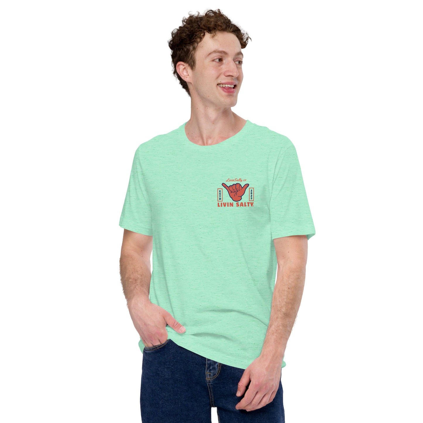 Unisex LIVIN SALTY t-shirt