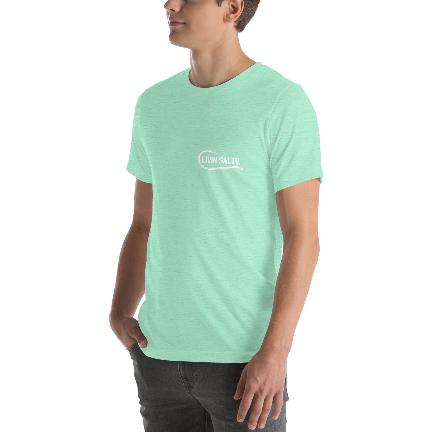 Unisex LIVIN SALTY flower t-shirt