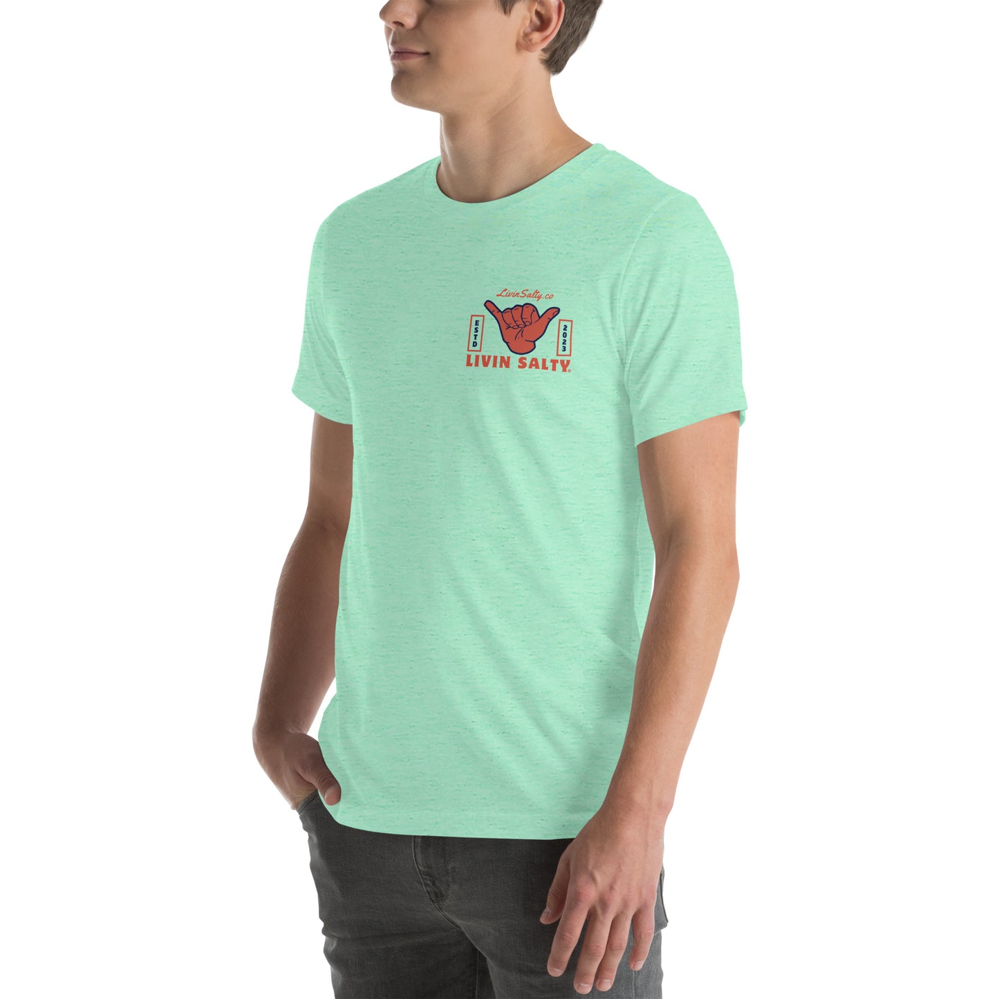Unisex LIVIN SALTY t-shirt