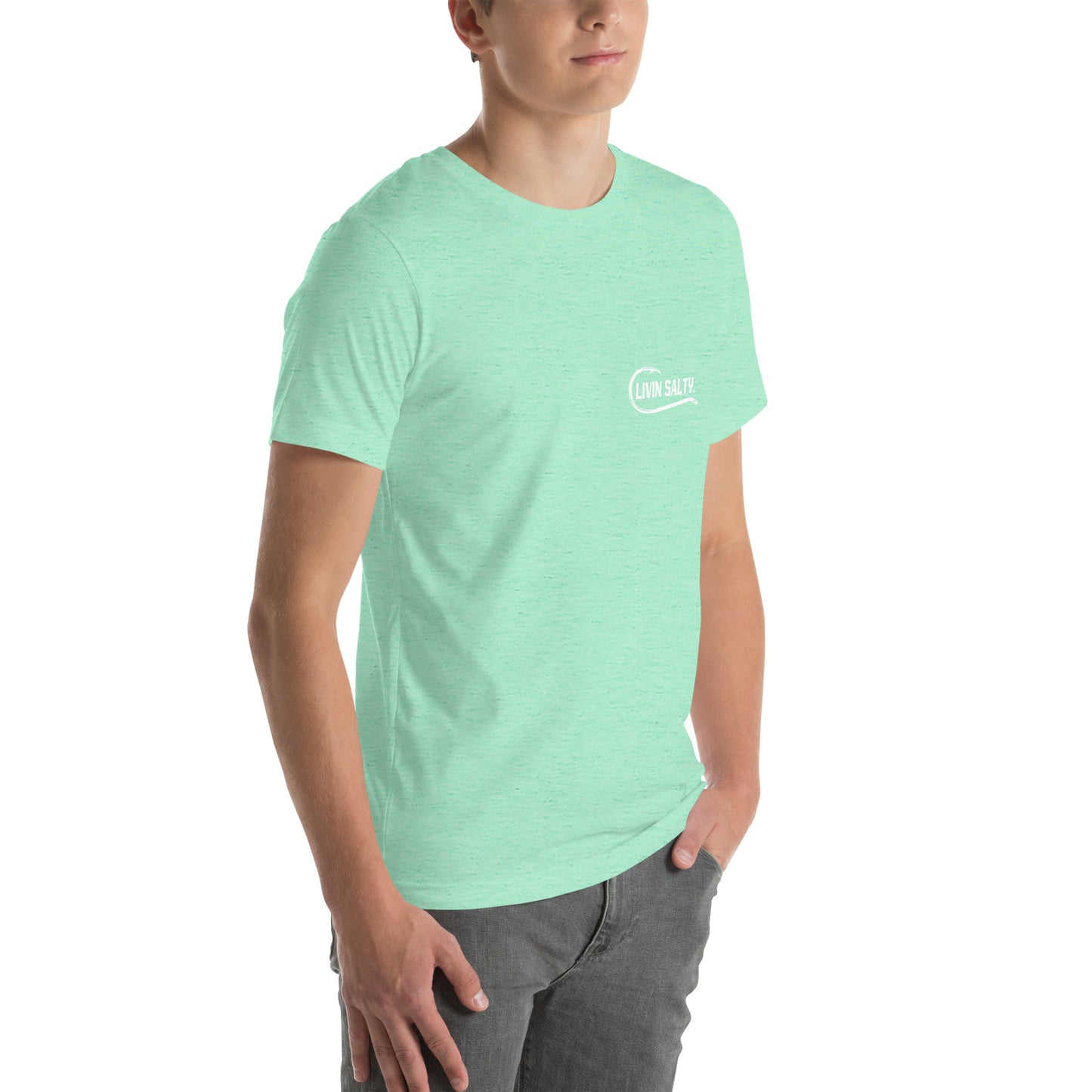 Unisex LIVIN SALTY flower t-shirt
