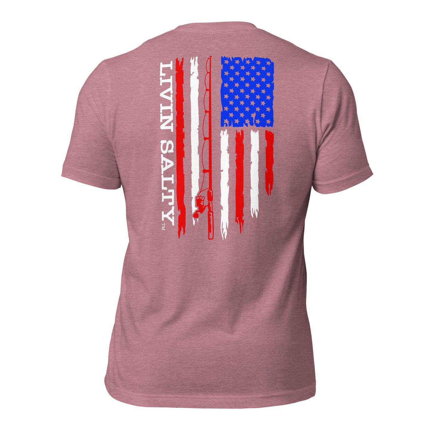 Unisex RWB LIVIN SALTY Flag t-shirt