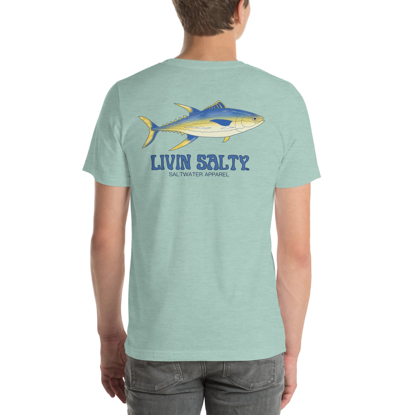 Unisex Tuna LIVIN SALTY Cotton t-shirt