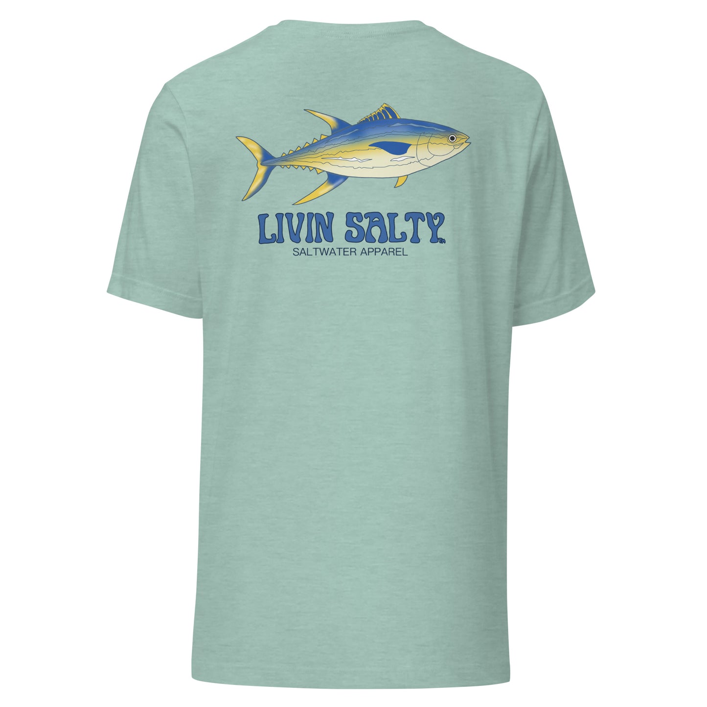 Unisex Tuna LIVIN SALTY Cotton t-shirt