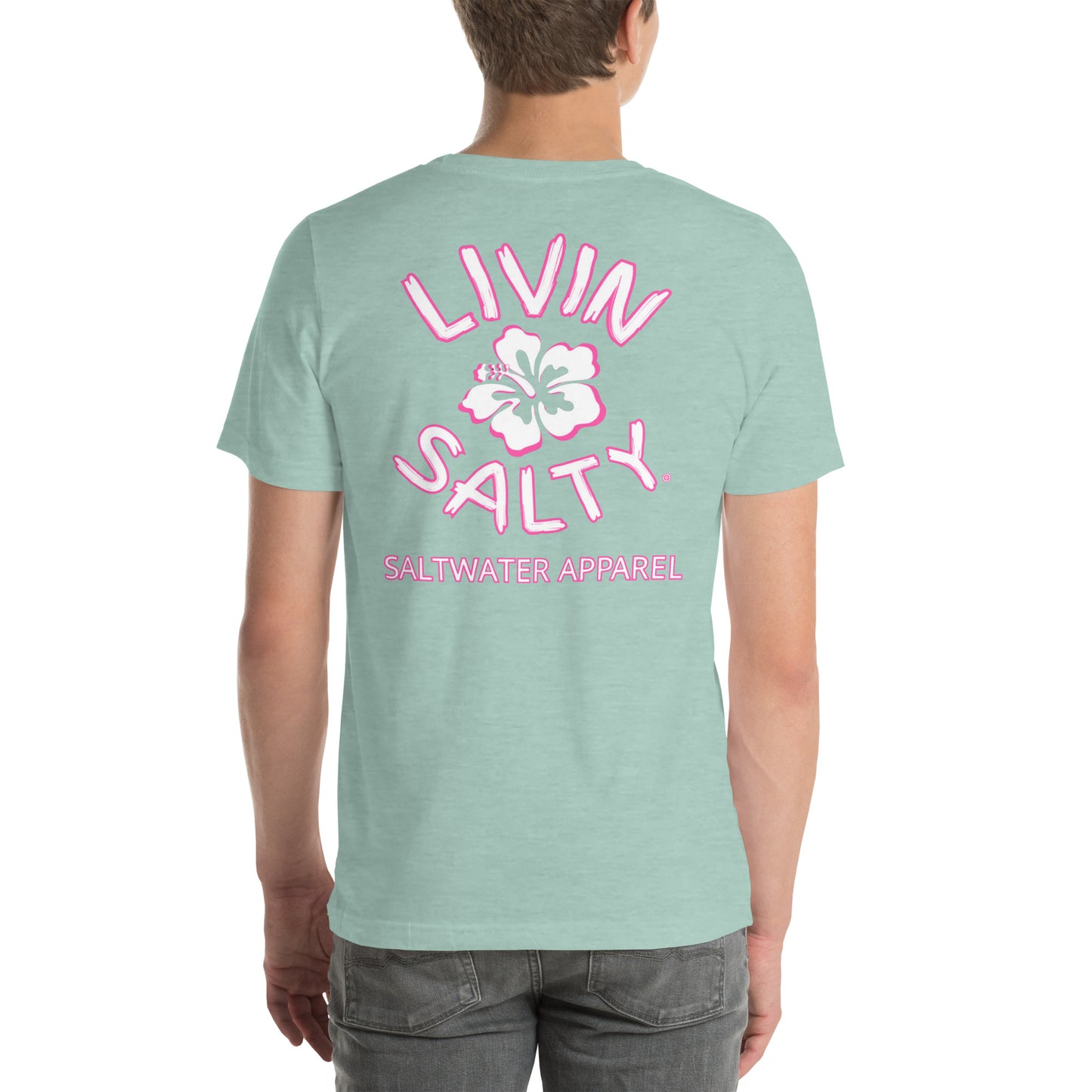 Unisex LIVIN SALTY flower t-shirt