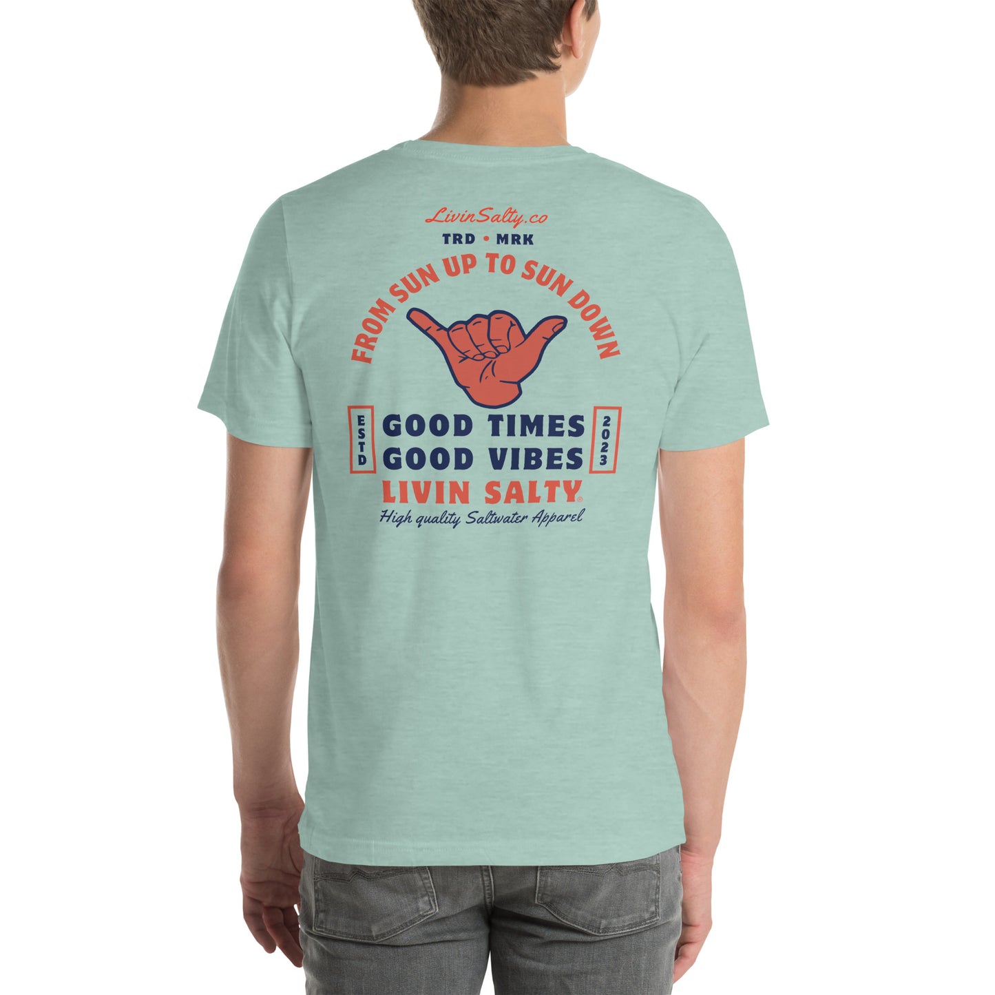 Unisex LIVIN SALTY t-shirt