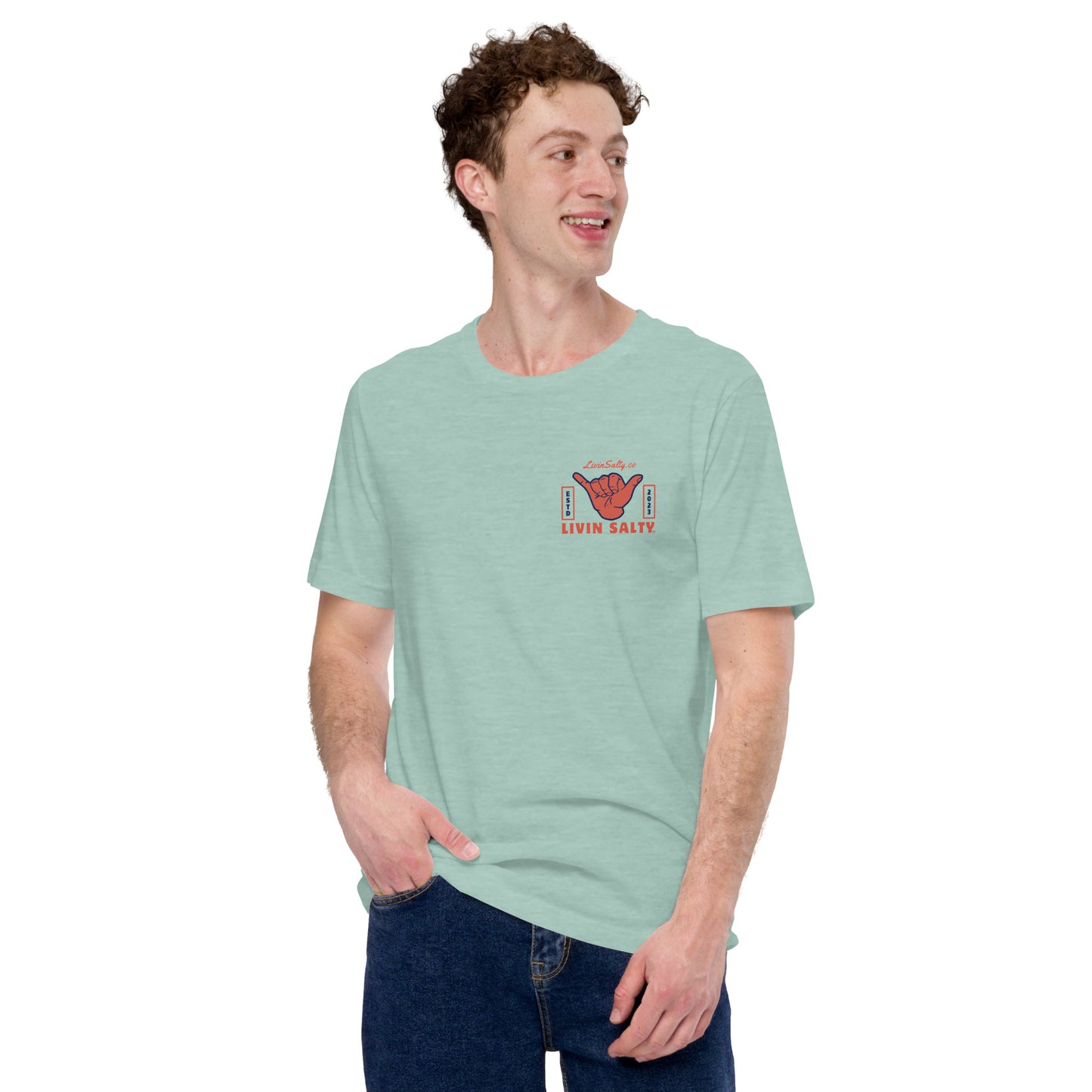 Unisex LIVIN SALTY t-shirt