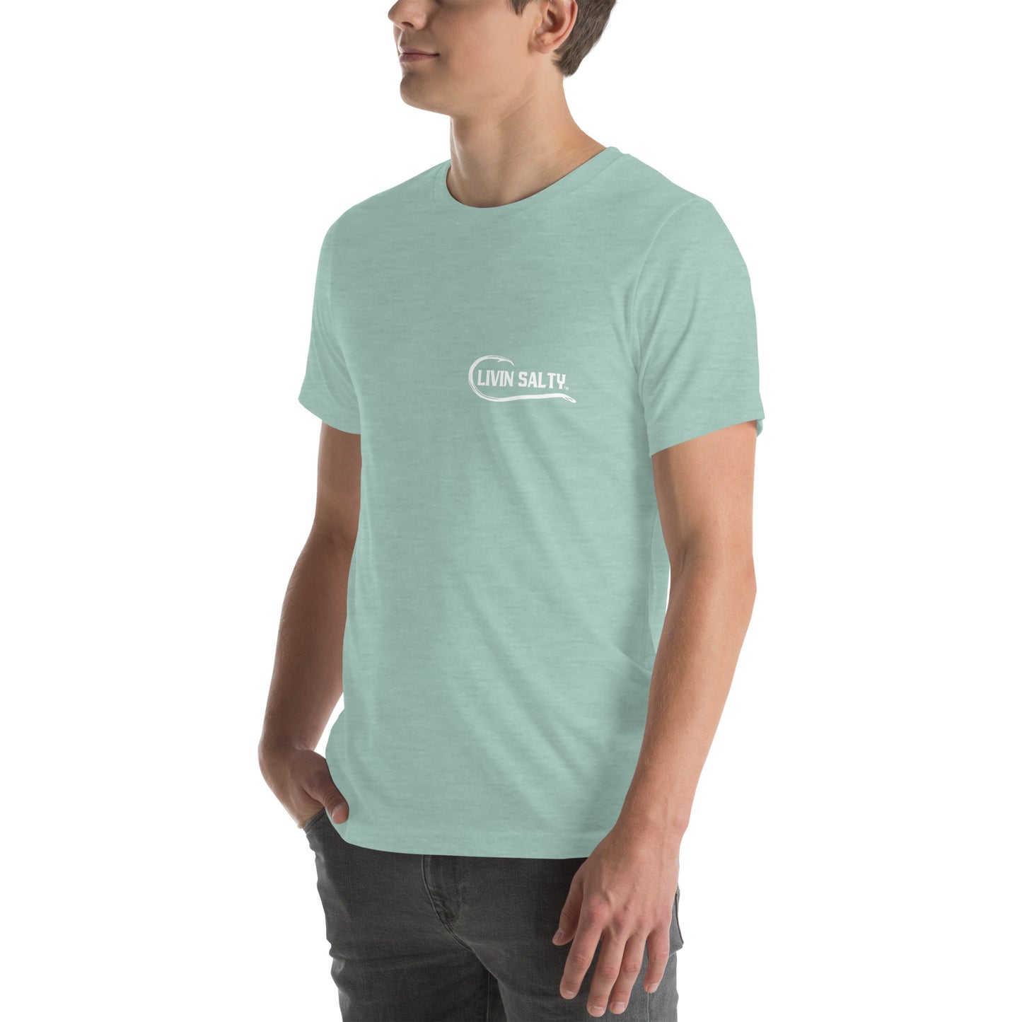Unisex LIVIN SALTY flower t-shirt