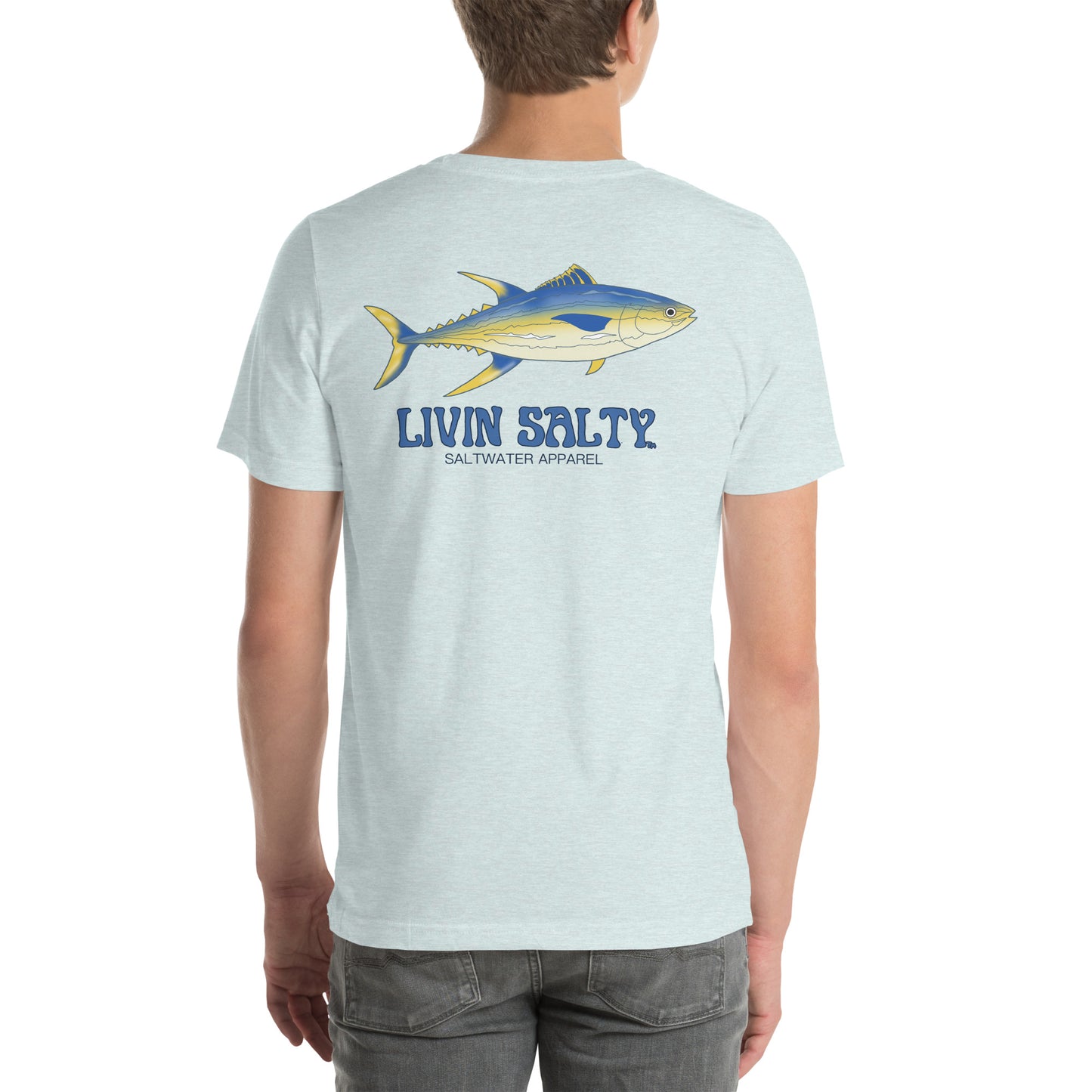 Unisex Tuna LIVIN SALTY Cotton t-shirt