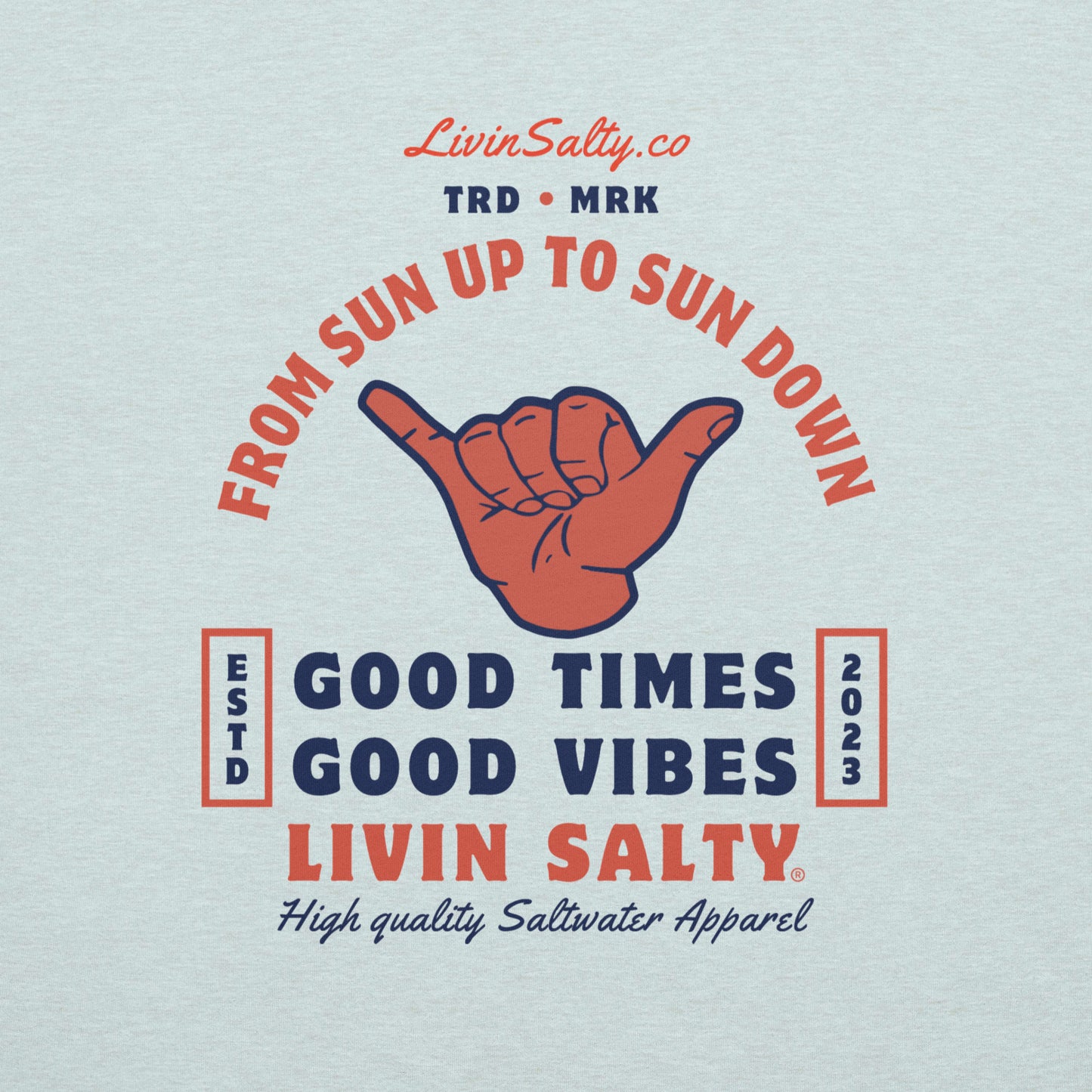 Unisex LIVIN SALTY t-shirt
