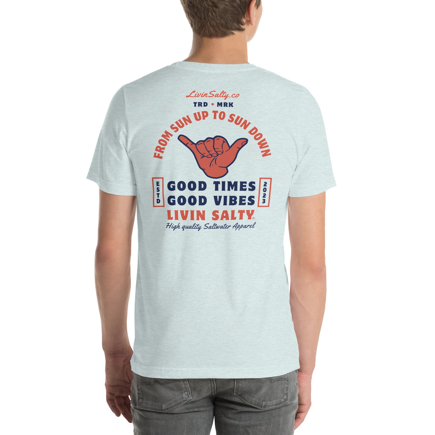 Unisex LIVIN SALTY t-shirt