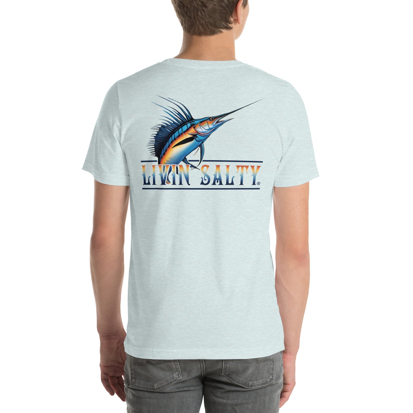 Unisex LIVIN SALTY Sailfish t-shirt