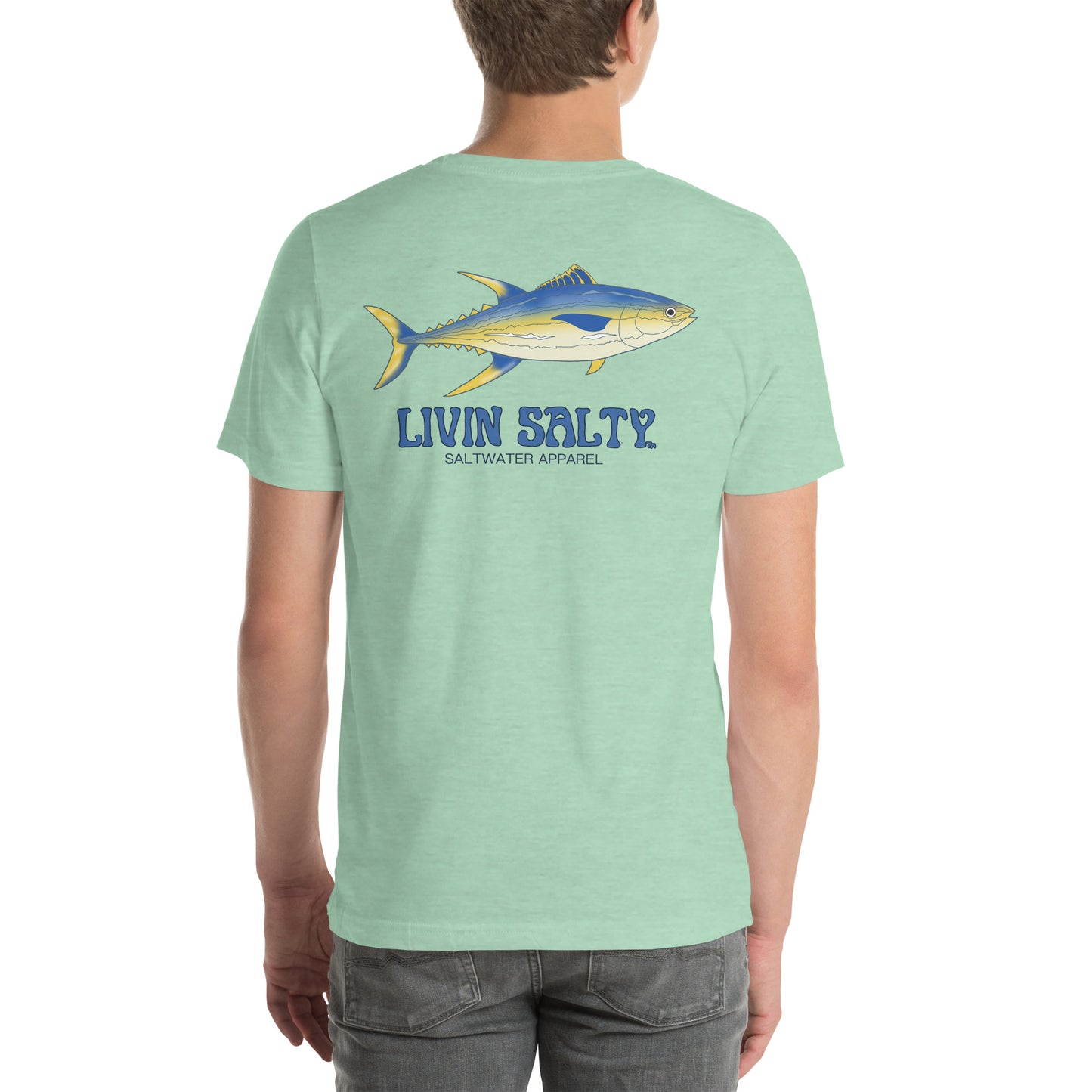 Unisex Tuna LIVIN SALTY Cotton t-shirt