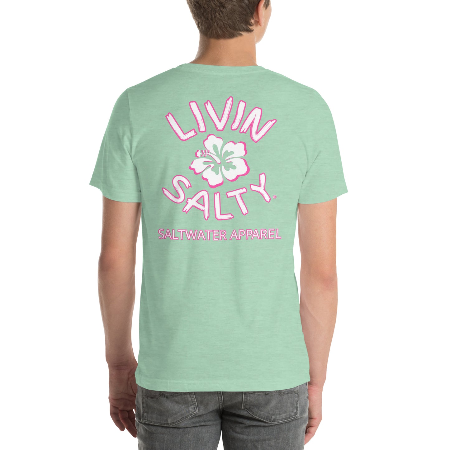 Unisex LIVIN SALTY flower t-shirt