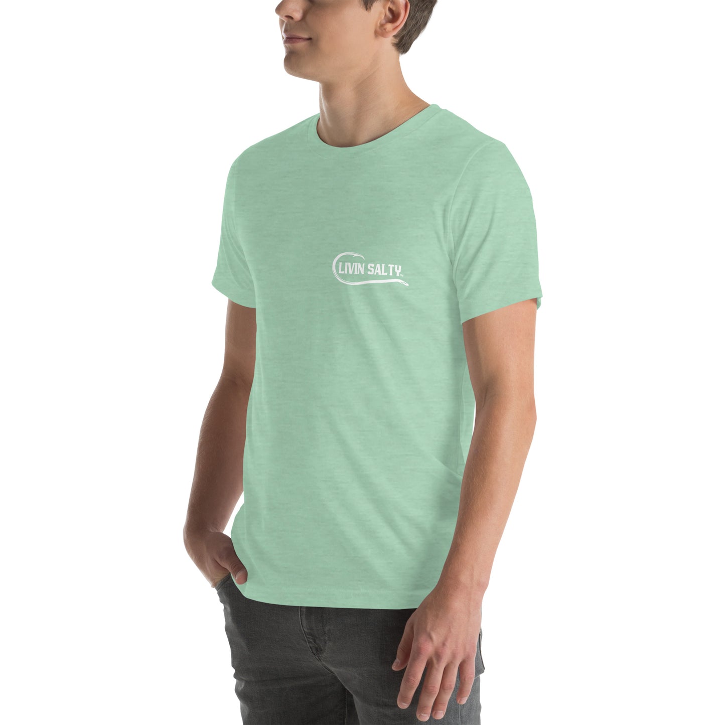 Unisex LIVIN SALTY flower t-shirt