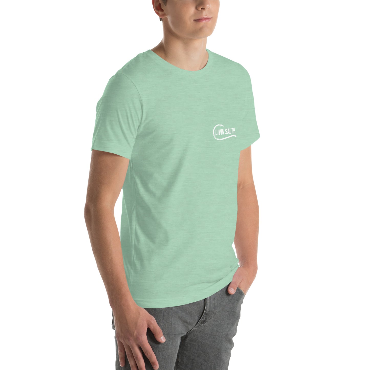 Unisex LIVIN SALTY flower t-shirt