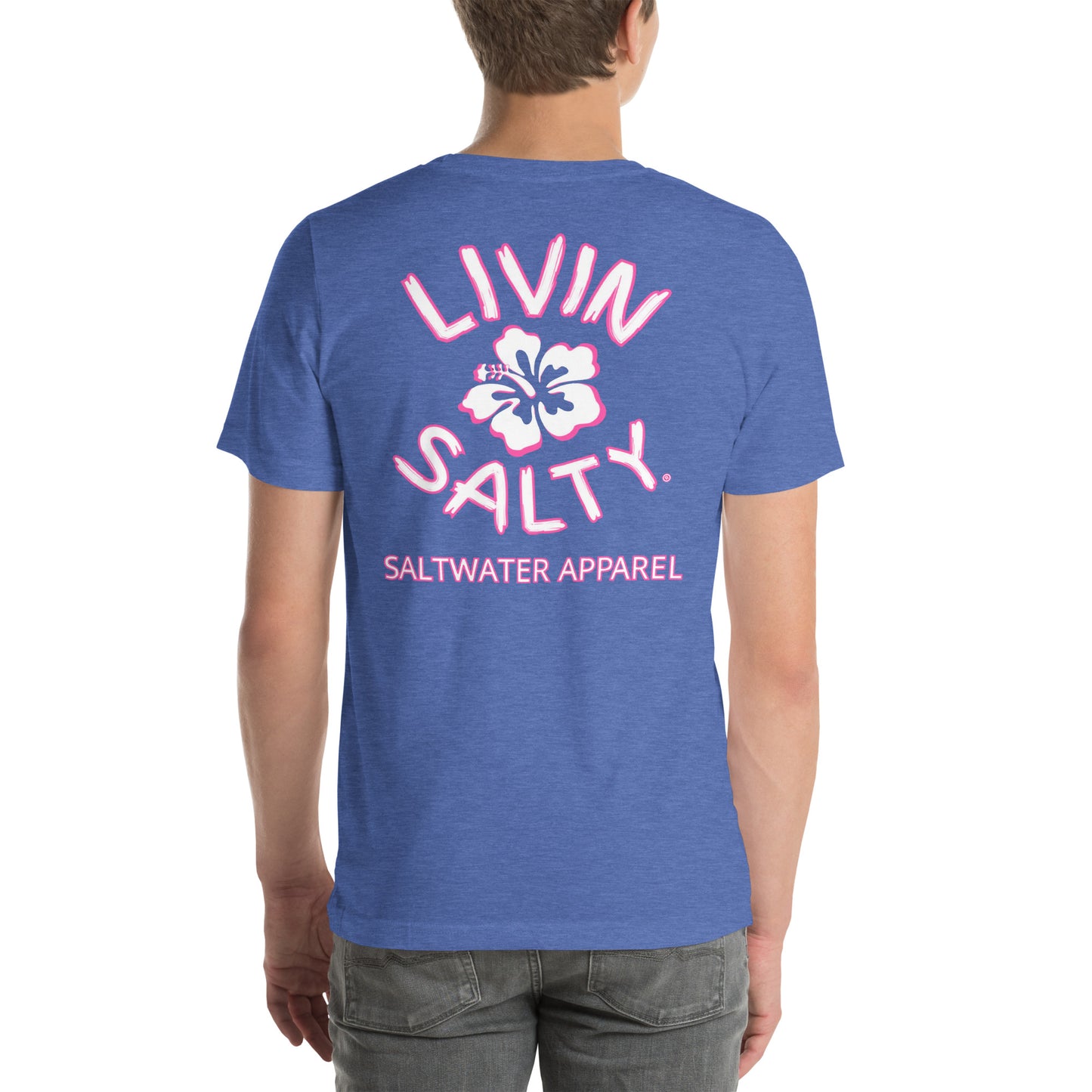 Unisex LIVIN SALTY flower t-shirt