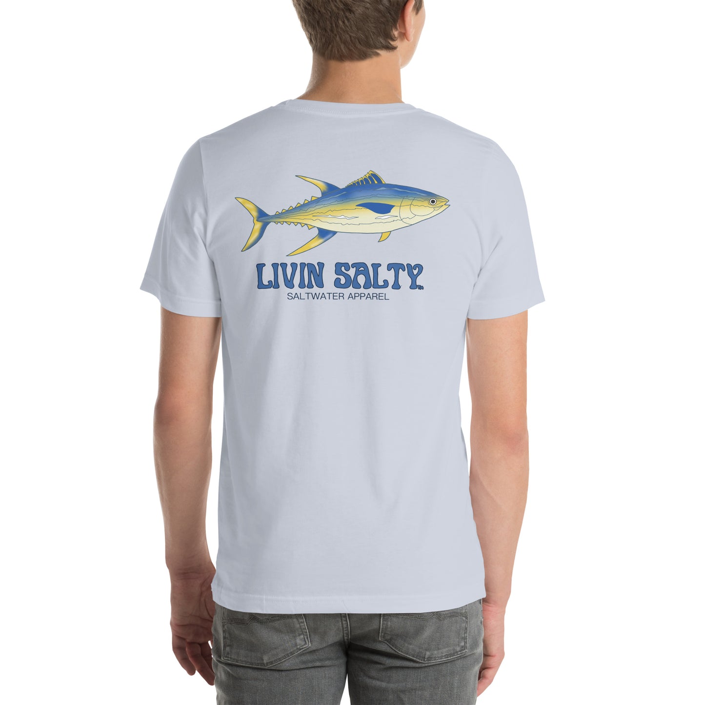 Unisex Tuna LIVIN SALTY Cotton t-shirt