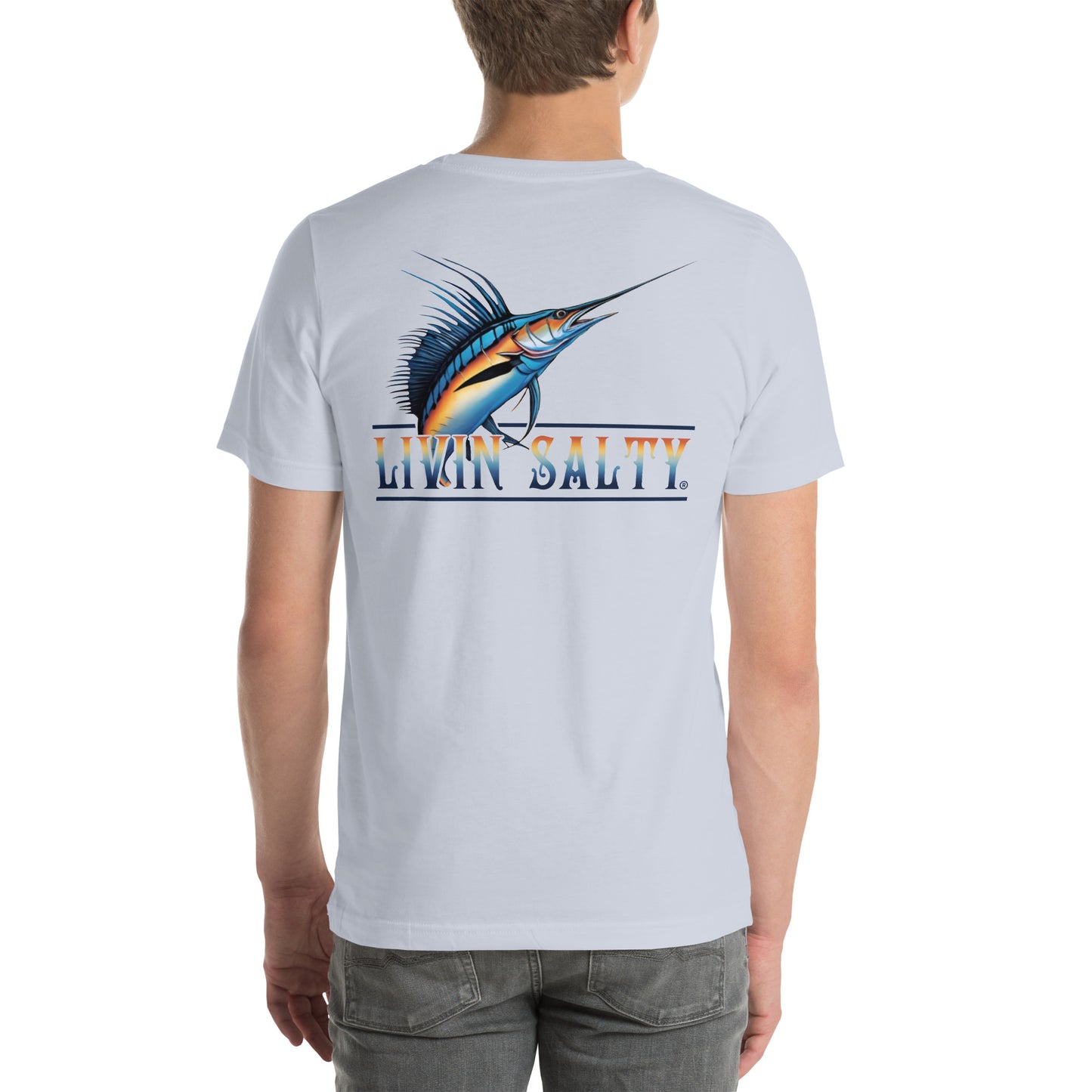 Unisex LIVIN SALTY Sailfish t-shirt