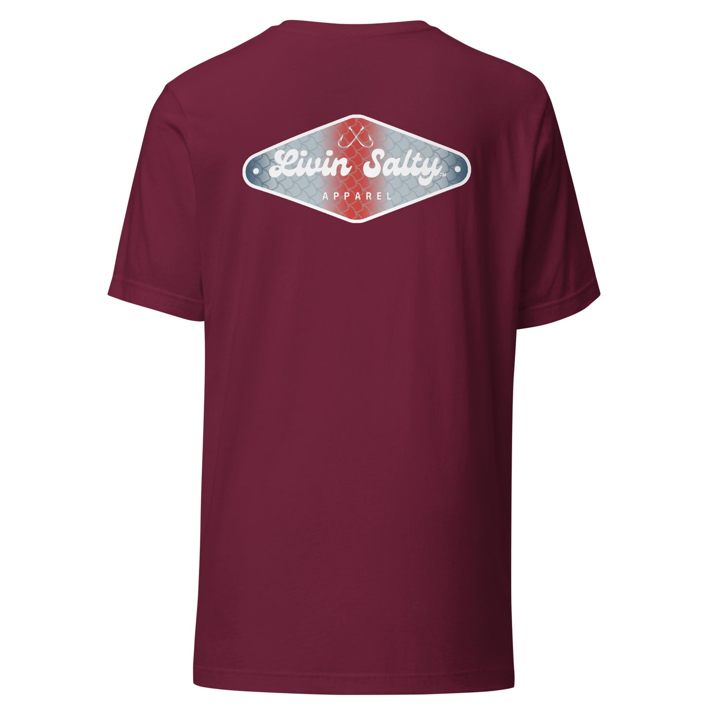 Unisex LIVIN SALTY cotton t-shirt