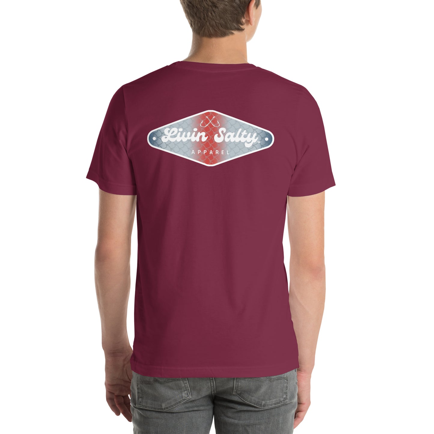 Unisex LIVIN SALTY cotton t-shirt