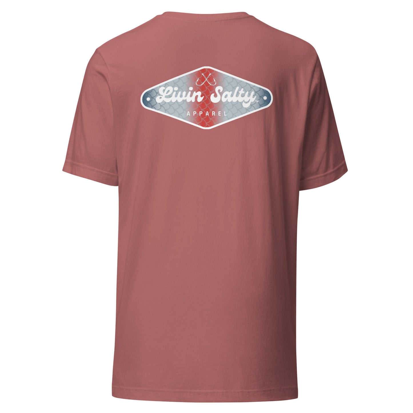 Unisex LIVIN SALTY cotton t-shirt