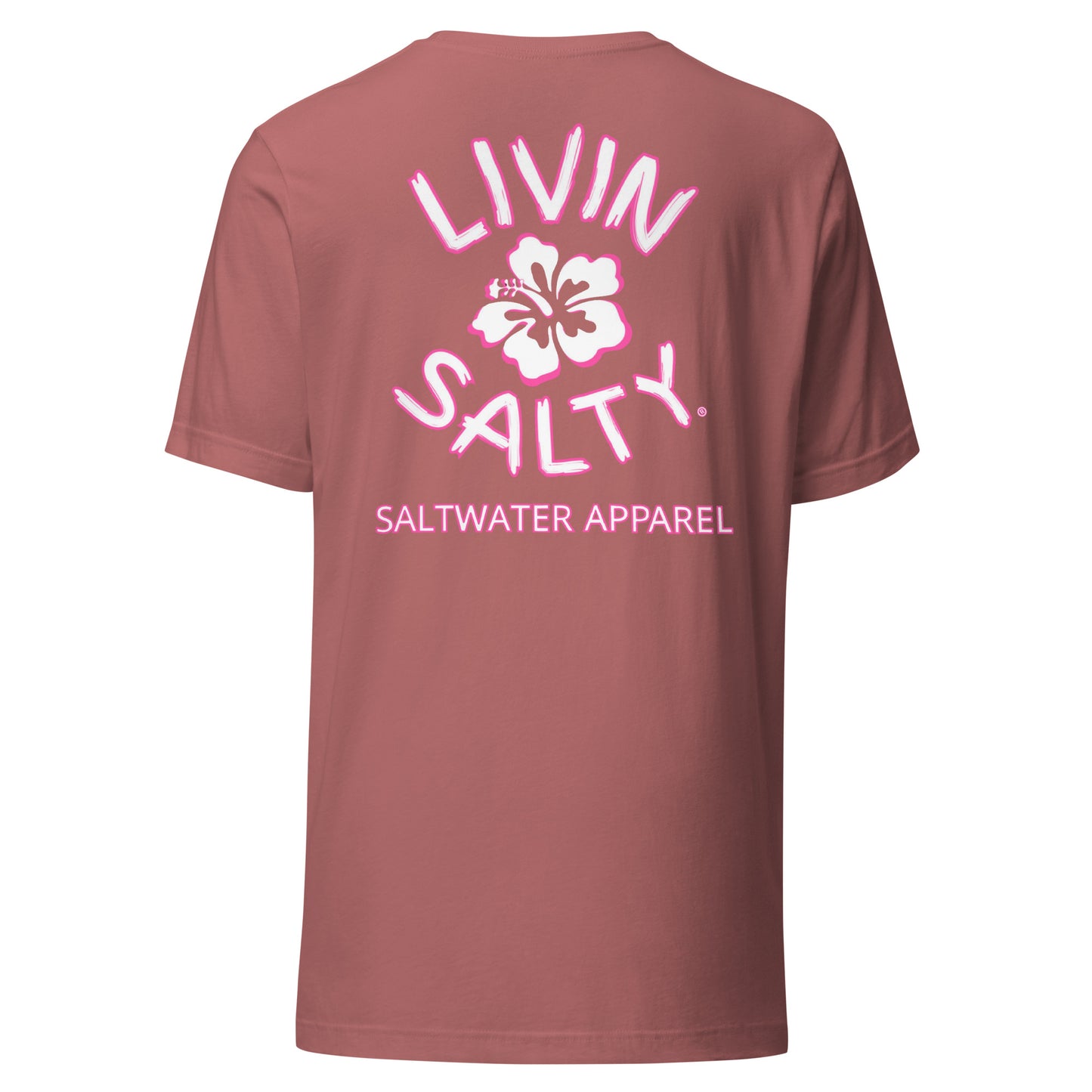 Unisex LIVIN SALTY flower t-shirt