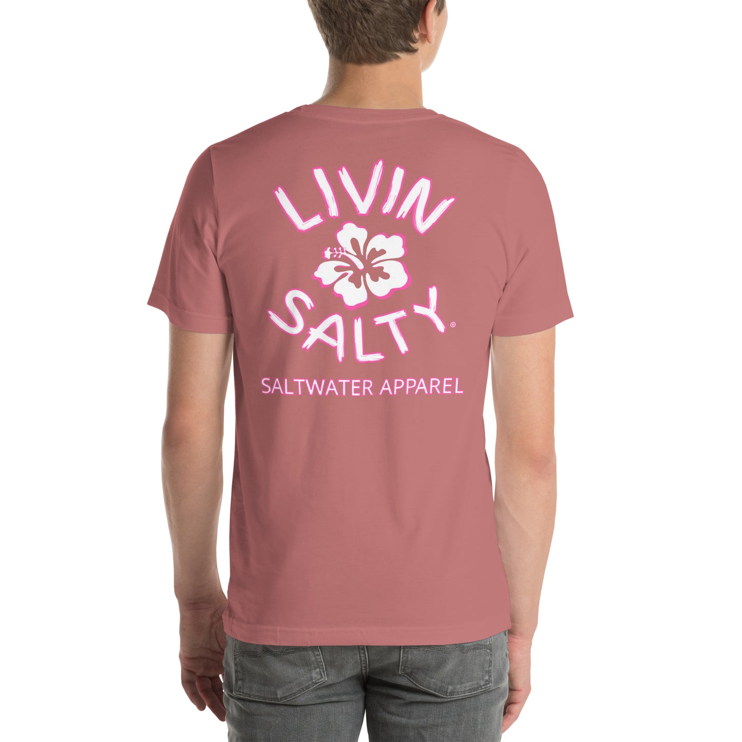 Unisex LIVIN SALTY flower t-shirt