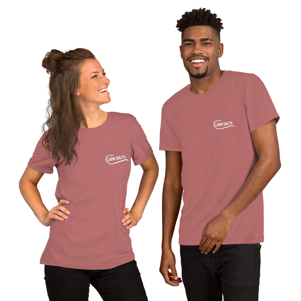 Unisex RWB LIVIN SALTY Flag t-shirt
