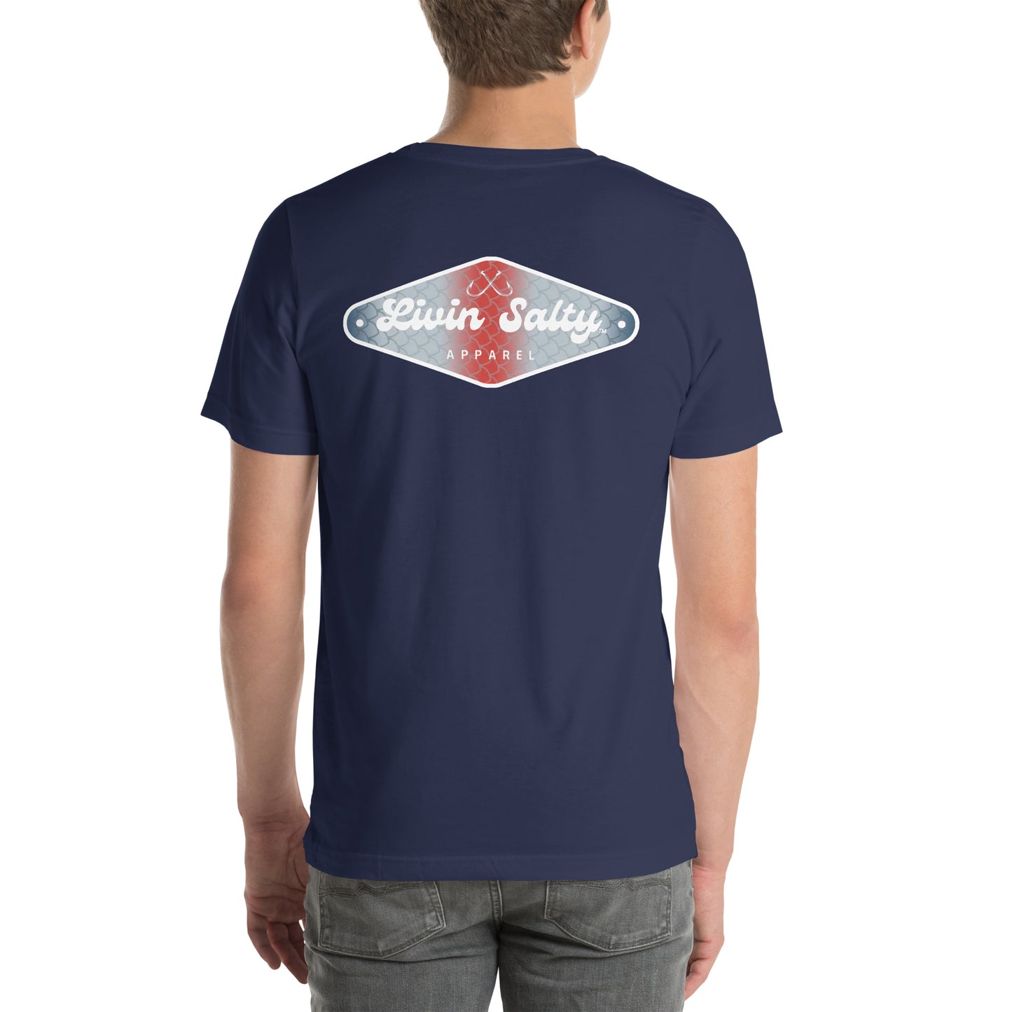 Unisex LIVIN SALTY cotton t-shirt