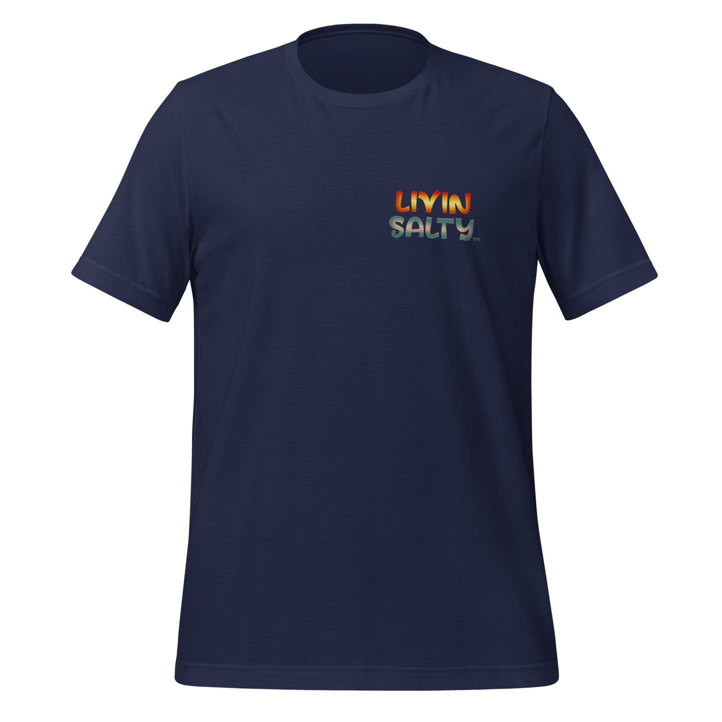 Unisex Surf board LIVIN SALTY Cotton t-shirt