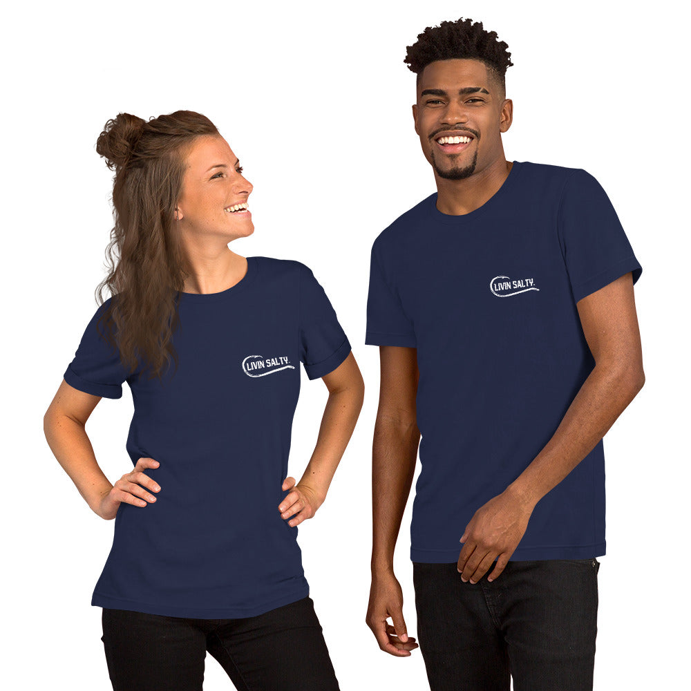Unisex RWB LIVIN SALTY Flag t-shirt