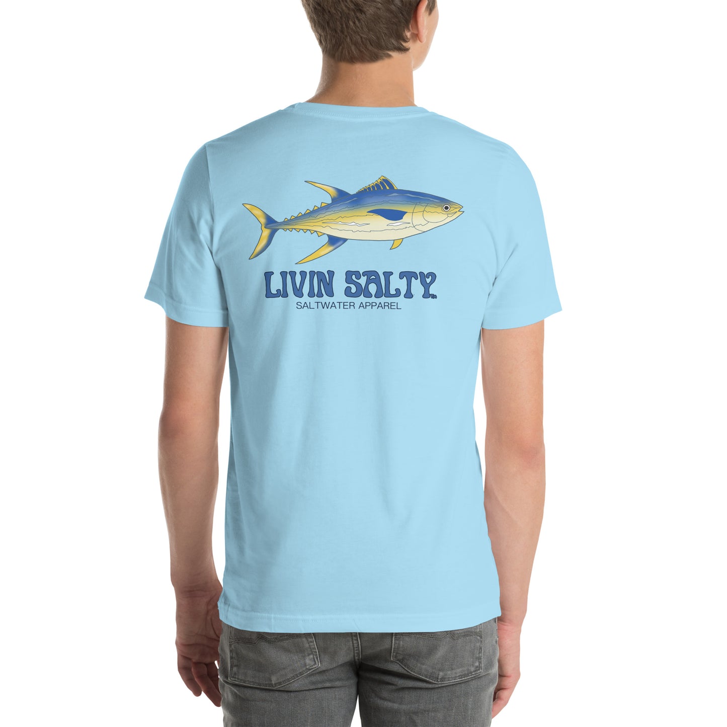 Unisex Tuna LIVIN SALTY Cotton t-shirt
