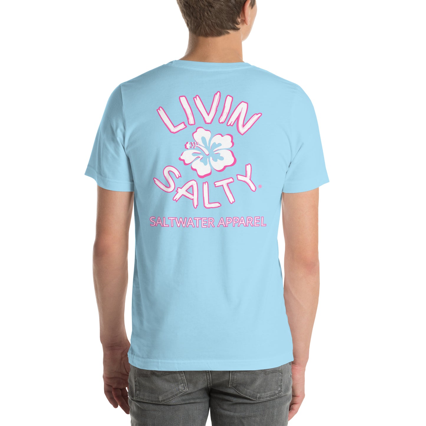 Unisex LIVIN SALTY flower t-shirt